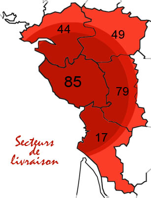 Secteurs de livraison